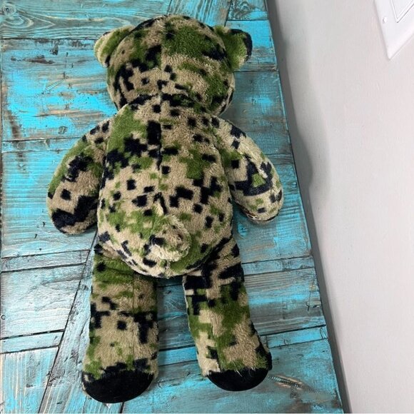 BUILD A Bear Digital Camo Bear Camouflage Plush  Teddy Bear - Picture 3 of 8